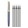 Personalized Engraved Ballpoint Pen With Black Refill  High-end Metal Carbon Fiber Pen For Men And Women  Perfect As A Gift  includes 5 Refills . 3ml