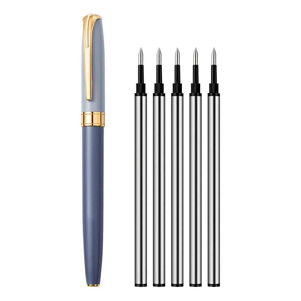 Personalized Engraved Ballpoint Pen With Black Refill High-end Metal Carbon Fiber Pen For Men And Women Perfect As A Gift includes 5 Refills . 3ml