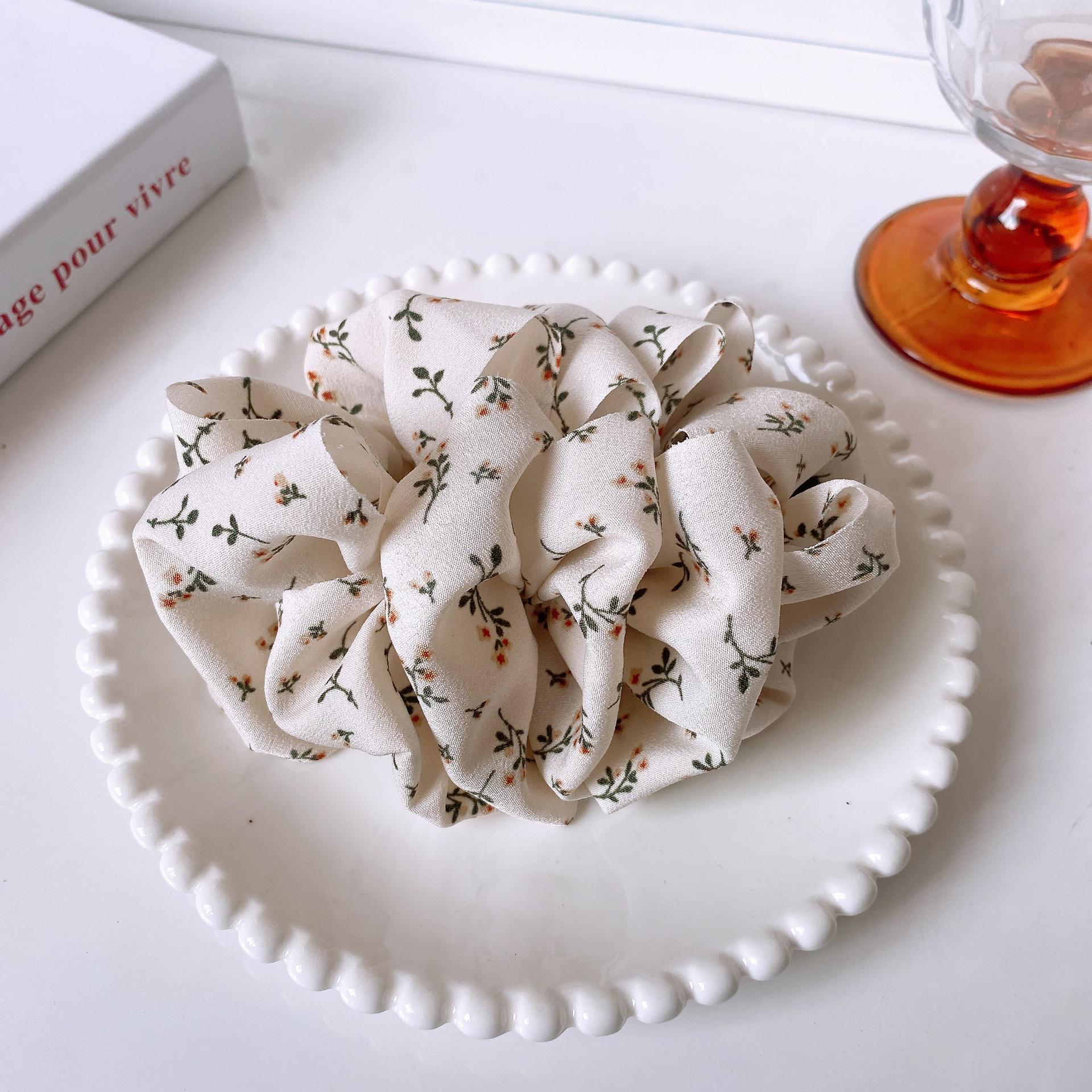 

Элегантная заколка-банан в горошек для волос для женщины, заколка для волос из цветочной ткани, модная заколка для хвостика для девушки, аксессуары для волос