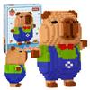 Building Blocks Capybara Elegancik Outfit Set Figure 3D 1498 Pcs.
