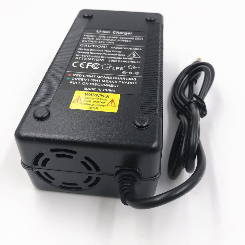 36V Charger Output 42V4A Battery Charger for 10Series 36V 37V Li-ion Battery Charger DC 5.5mm*2.1mm Fast Charging