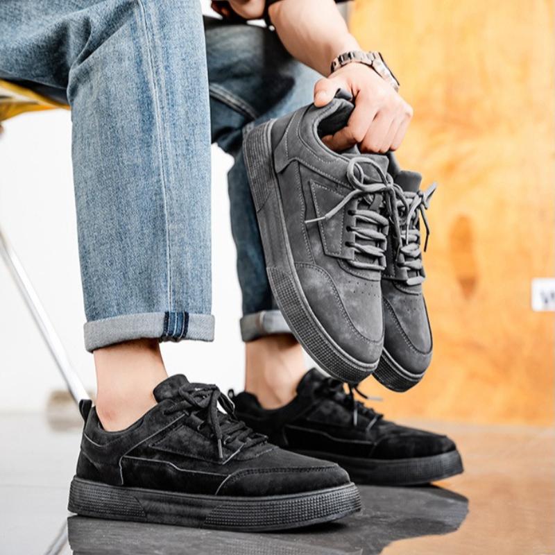 Spring Summer Men's New Breathable Wear-resistant Shoes Trendy Versatile Casual Simple Sports Board Shoes