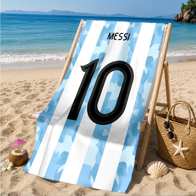 Number 10 Beach Towel, Quick-drying, Easy to Care for, Suitable for Both Fitness and Beach Vacations,Sports Essential