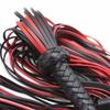 Fetish Slave PU Leather Whip Flogger Handle Master Spanking Paddle Knout Flirt  Adult Game Erotic Sex Toys for Women Couples