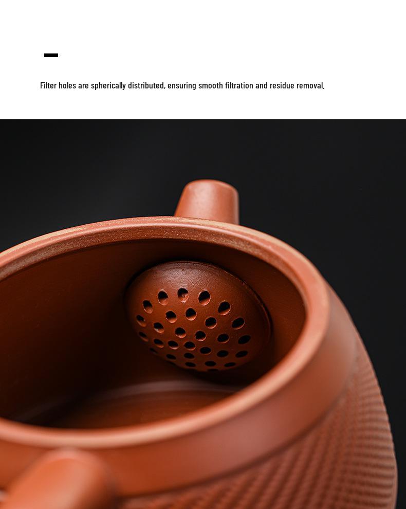 Phoenix Song Portable Purple Clay Teapot Travel Set - Ceramic Quick Cup Household Tea Set