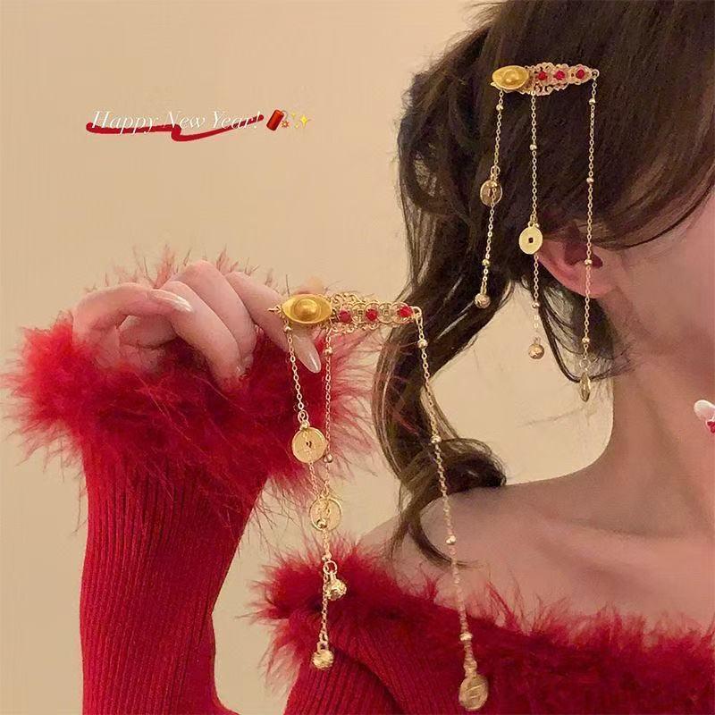Sandalwood Women's Hairpin: Elegant Modern-Chinese Style Wooden Updo Stick