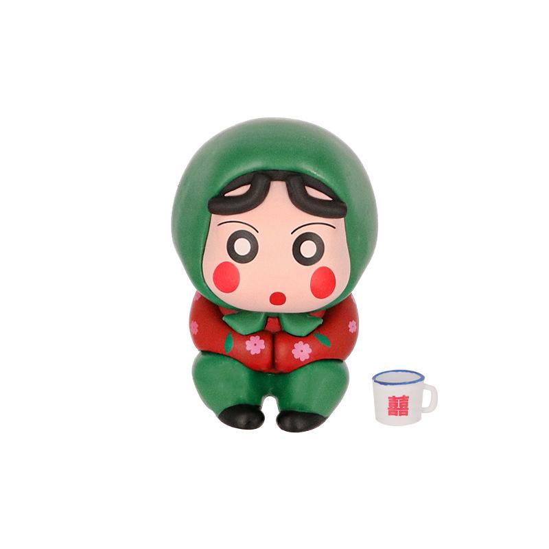 

Мультяшные Милые Аниме Фигурки Украшения для Машины Смешные Милые Деревенская Версия Модель Коллекция Куклы Украшения Подарки на День Рождения