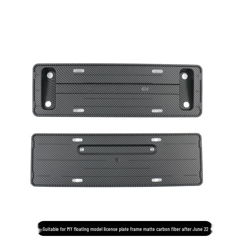 Tesla Model Y Full-Edge Floating License Plate Frame Accessories