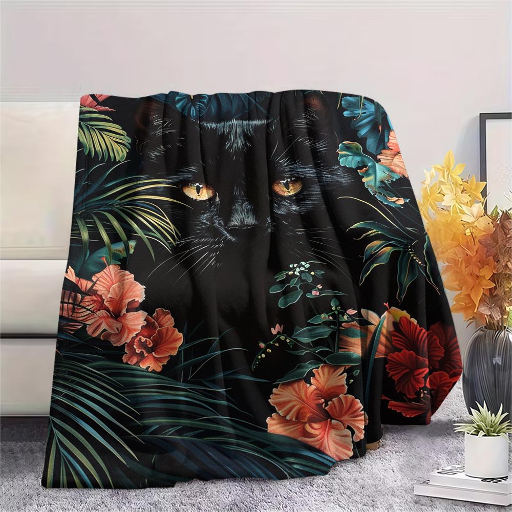1 Pezzo Coperta in Flanella con Stampa Cartone Animato, Alta Qualità Confortevole per Tutte le Stagioni, Decorazione per la Casa, Calore e Comfort, Perfetta per Regalo di Natale Compleanno