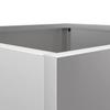 Vidaxl Donice, 2 Szt., Srebrne, 42X40X39 Cm, Stal Galwanizowana