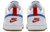 Nike Court Borough Low 2 'White Blue Red' GS BQ5448-109