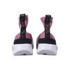 Li Ning Cushioning Slip Resistant Abrasion Resistant High top Vintage Basketball Shoes Mens Pink White Black AGBN071-12