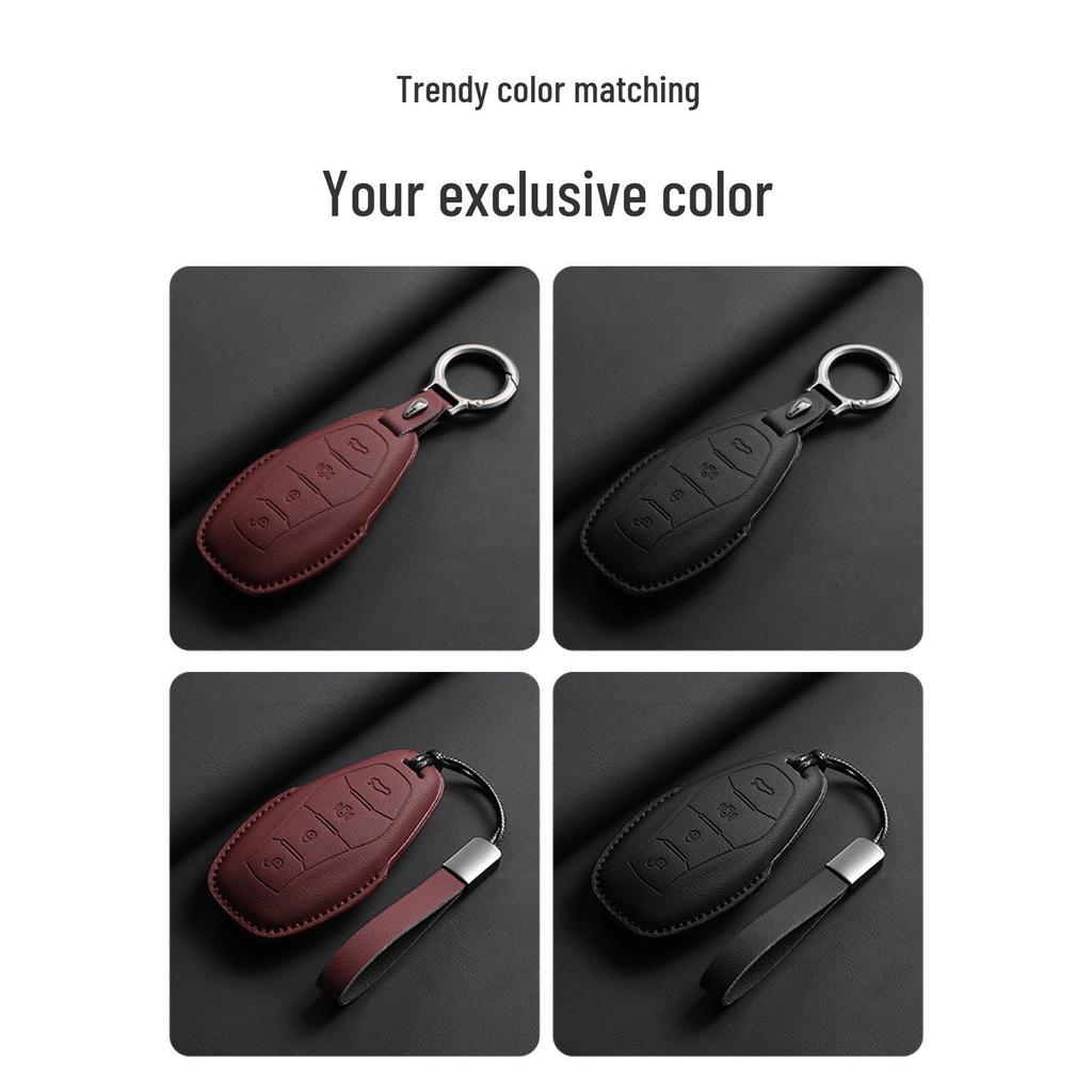 Customized Hongqi Key Cover for H5, HS5, H9, HS3, H6, EQM5 (2024 Models)