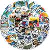 50 Outdoor Fishing Popular Graffiti Stickers Suitcase Trolley Case Laptop Stickers