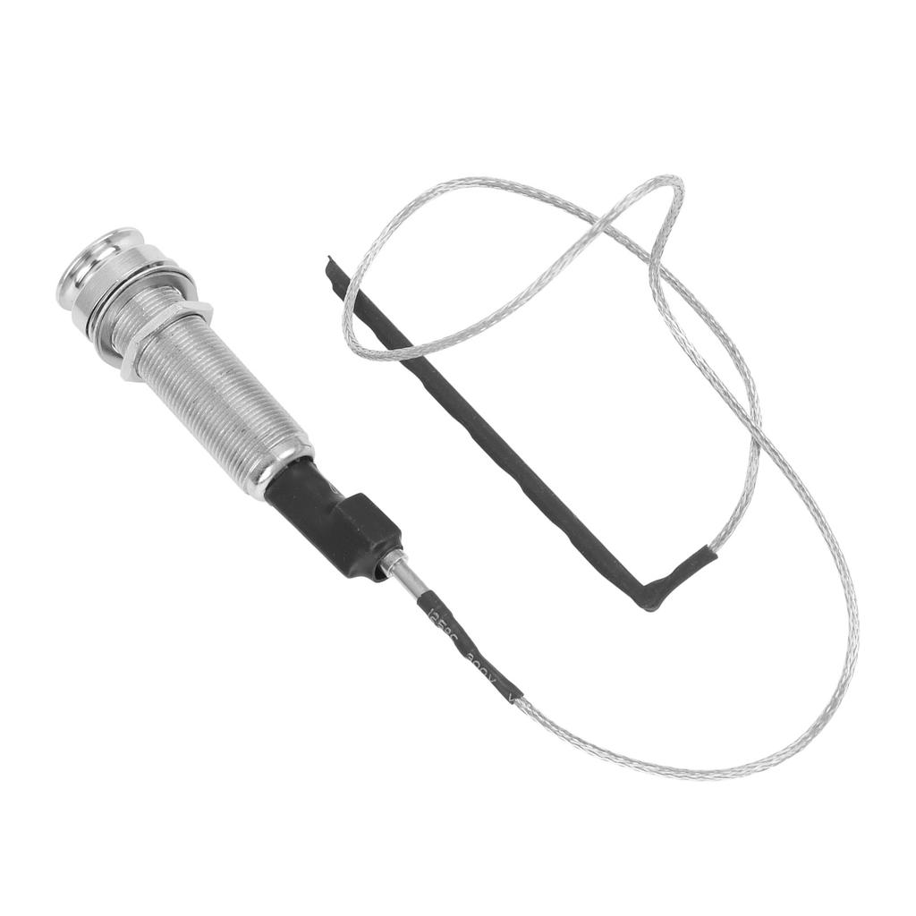 Acoustic Guitar Pickup Under Saddle Piezo Pickup Stick with 6.35mm Endpin Output Jack