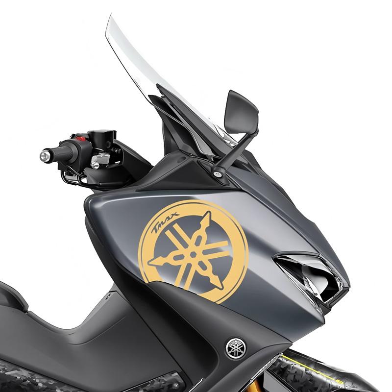 Geeignet für Yamaha TMAX530 560 Aufkleber für die Autoveränderung, mit personalisierten Kopf-Autoaufklebern mit floralen Designs.