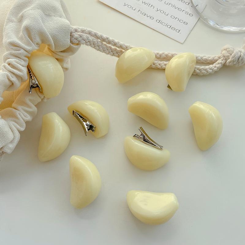 Garlic Hair Clip Wholesale - Fun Mini Hairpin for Women Practical Bangs Clip Novelty Hair Accessory Great Gift for Best Friends