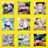 H-Hunter X Hunter Killua Gon Throw Pillow Case For 45x45cm 40x40cm 55x55cm 50x50cm 30x30cm Square Car Pillowcase Shell