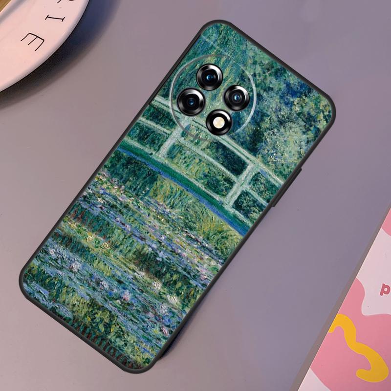 Claude Monet Art Painting Case For OnePlus 12R 10T 10R 9RT 9 10 Pro OnePlus 12 11 Nord 3 2T CE 2 Lite N20 N10 Cover