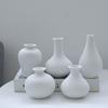 5Pcs/Set Black White Ceramics Flower Vase Modern Flower Holder Container Home Office Table Centerpiece Decorative Floral Plants Vase