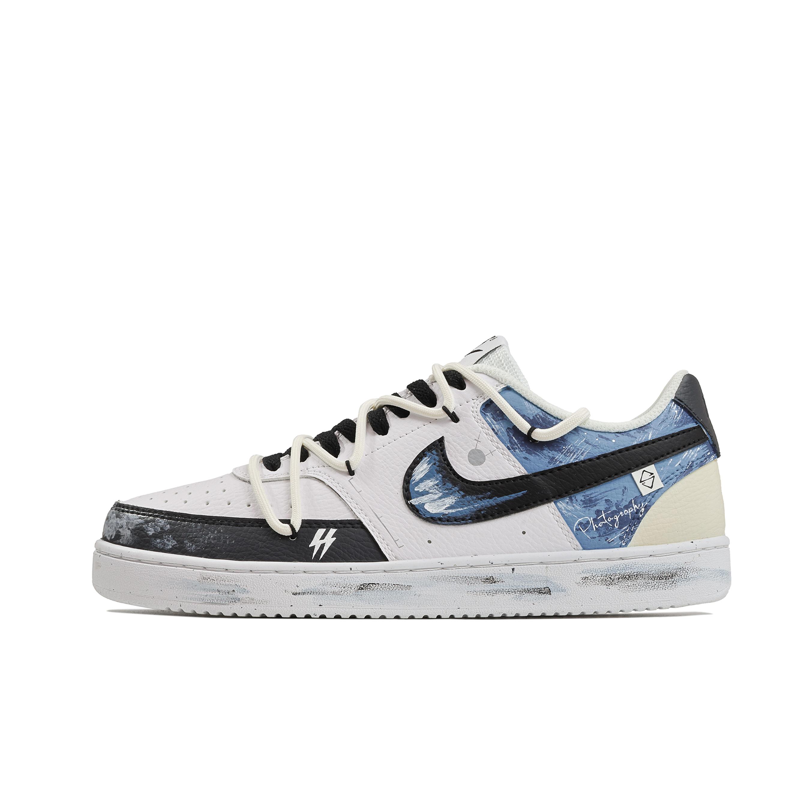 

Nike Court Vision Thunder Waterproof Slip Resistant Waterproof And Slip Resistant Low top Skateboard Shoes Men s DH2987-101(Team584-) 40