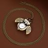 Luxury Fashion Owl Watch Case Design Copper Quartz Pocket Watch,ideal Choice for Gifts To Women and Men