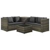 VidaXL Garden Lounge Set 4 Pcs with Cushions Garden Furniture Outdoor Furniture Patio Furniture 313130