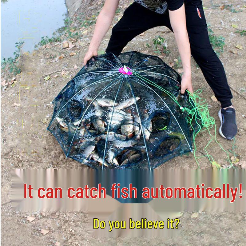 Automatic Folding Umbrella Shrimp and Fish Cage Net