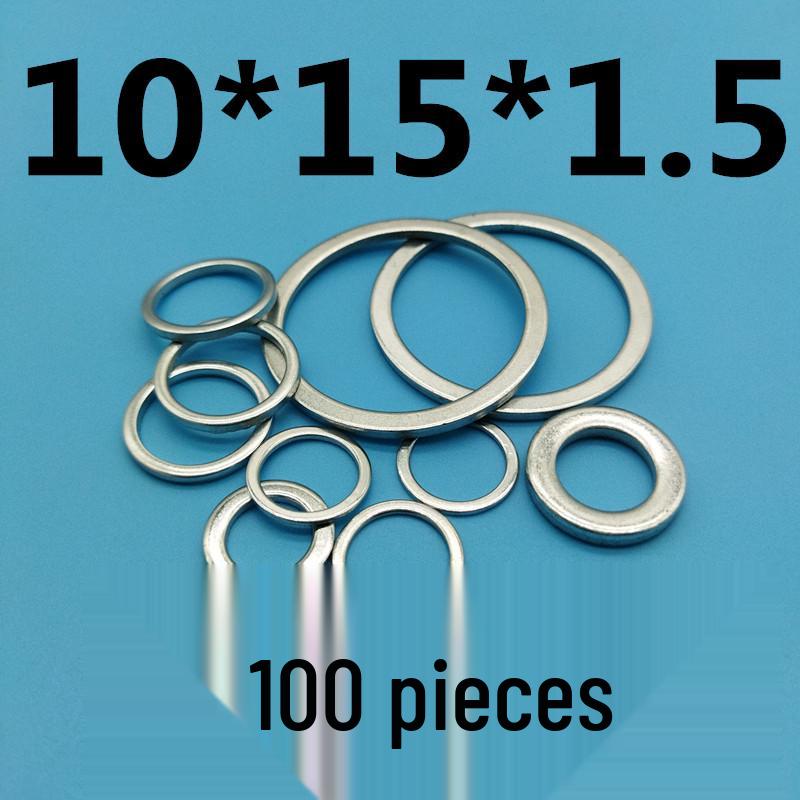 Thickened Galvanized Iron Flat Washer: Small Outer Diameter, Narrow Edge