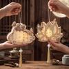 2026 Rabbit Palace Luminous Calligraphy Lantern DIY Kit: Kids' Handheld Mid-Autumn Wooden Flower Lantern