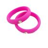 Women Fashion Silicone Wedding Band Rhinestone Ring Jewelry Valentine's Day Gift
