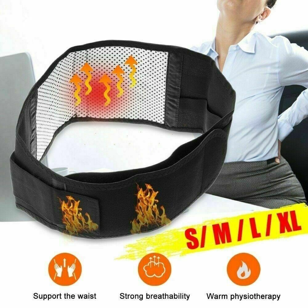 Health Care Waist Strap Pain Relief Self Heating Pad Therapy Waist Brace Belt Tourmaline Magnetic Ba