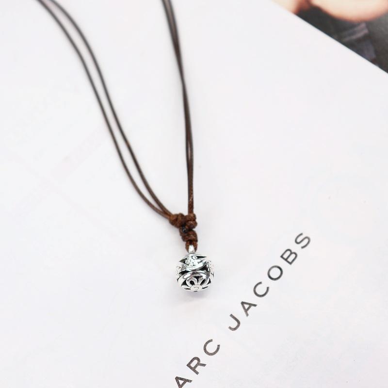 Retro Small Fresh Mori Minimalist Necklace, Ethnic Style Antler Pendant, Couple Versatile Long Sweater Chain Accessories