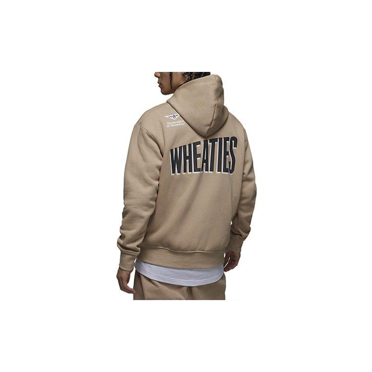 Jordan Flight Sweatshirts Men's Khaki Hooded Moderate Regular DV7577-254