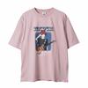 Cap Printed Wash Unisex RE26SU05 PINK XL [Red Girl] Short-Sleeve T-Shirt (Snow Finish) / /