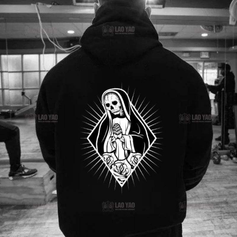 New La Muerte Hoodie Pattern Sweatshirt Hallowee
