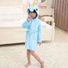 Unicorn Kids Unisex Bathrobe Girls Boys Hooded Pajamas Sleepwear Nightwear