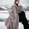 Autumn And Winter High-End Thickened Long Imitation Mink Fur Coat Women'S Coat With Cotton Fur Coat