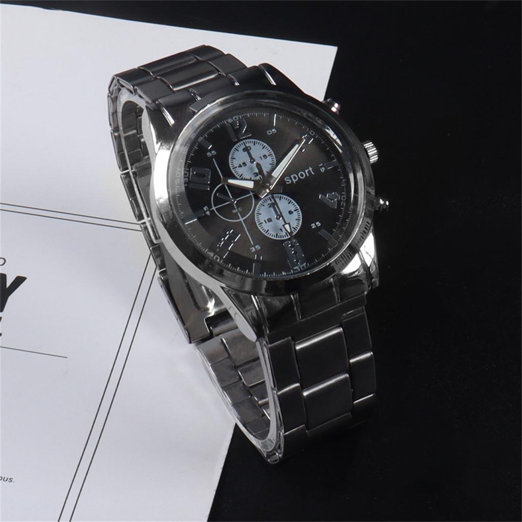 Men's Waterproof Luminous Running Alarm Clock Watch