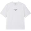 Loose Comfortable Versatile Letter Round Neck Short Sleeve T-Shirt Men Tops 4RC851G-YAA