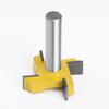 4 Edge T Type Slotting Cutter Woodworking Tool Router Bits For Wood Industrial Grade Slotting Milling Cutter 8mm 12mm 1/2inch Shank