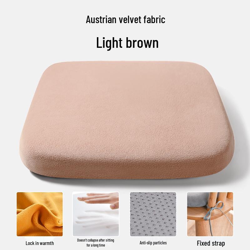 

Подушка на сидіння з піни з ефектом пам яті для стільців - Потовщена, тепла та зручна для тривалого сидіння 35x35x3.5cm