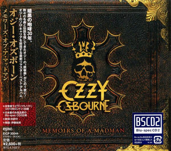 CD OZZY OSBOURNE Memoirs Of A Madman Bluspec CD2 EICP30044 EPIC 2014 Япония Obi Metal