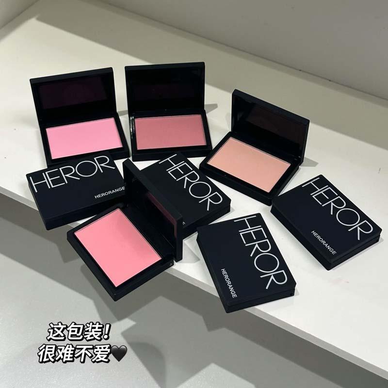 Natural Matte Low Saturation Single Color Blush Face Contour Cheek Blush For Women