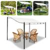 300D Random Color Outdoor Sun Shade Sail Canopy Waterproof Patio Cover UV-Blocking Camping Tarp Patio Covering for Backyard Pool