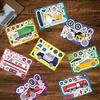 8 Sheets Motorcycle Excavator Various Vehicle Combinations Diy Decal Fire Truck Ambulance Puzzle Stickers Gifts Decoration