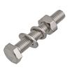 Flat Washer Hex Bolt Round Head Spring Nut Hexagon Head Screw Square Neck Flange Nut 304 Stainless Steel Screw Construction