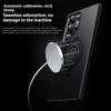 For Samsung Galaxy S24 Ultra Magnetic Case Kickstand Carbon Fiber Texture PC + TPU Back Cover with Silicone Ring