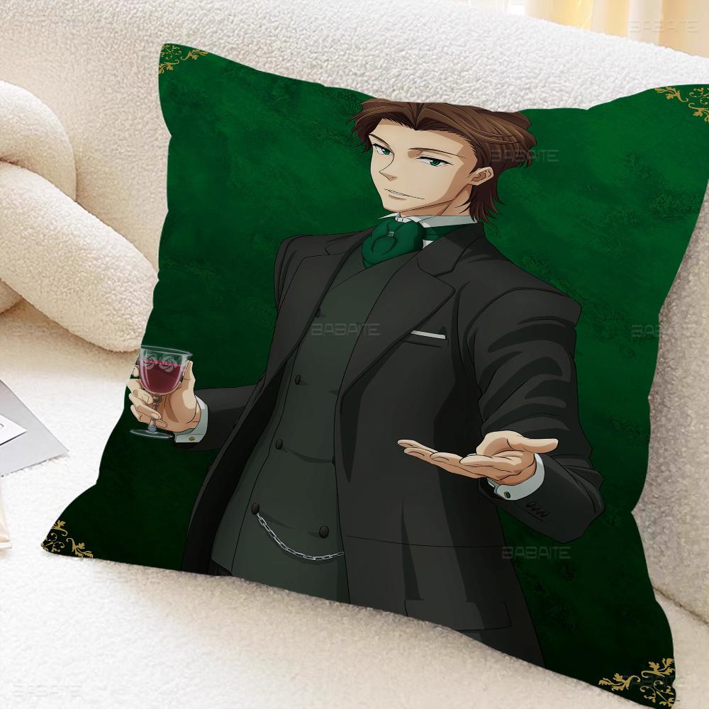 Anime Ryuukoku No Moriarty Pillow Gift Home Office Decoration Bedroom Sofa Car Cushion Cover Case 45x45