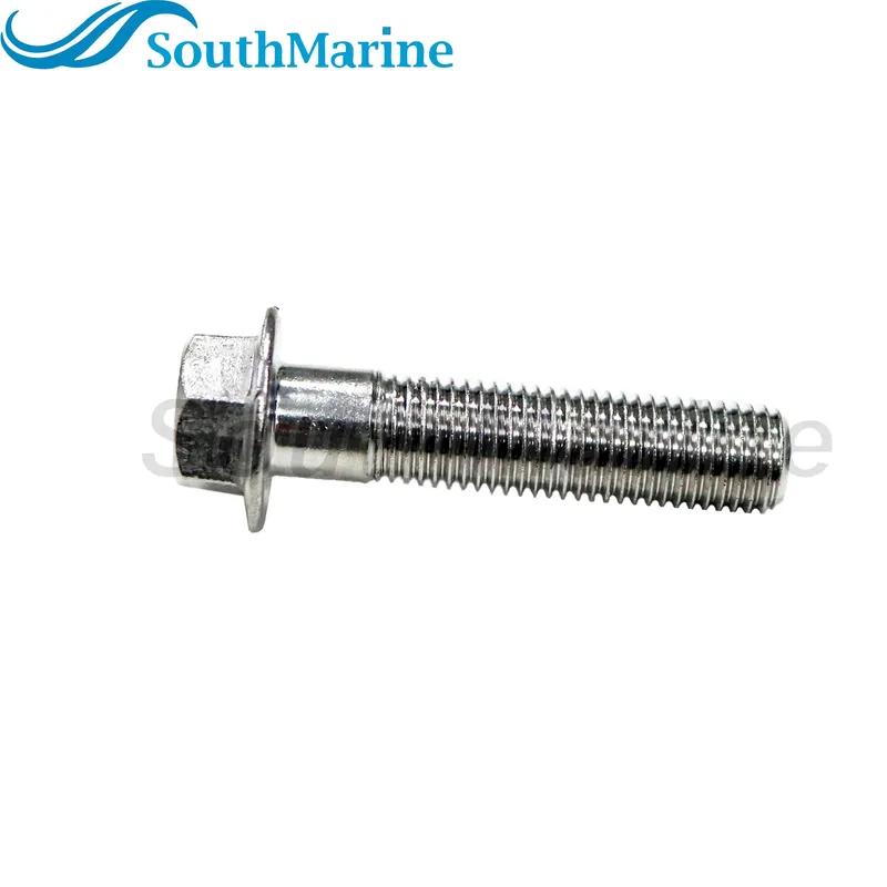 Boat Engine 90105-10M00 90105-10M67 18-6246 Trim Tab Anode Flange Bolt for Yamaha 50HP-350HP, 10-82801M for Mercury Mariner
